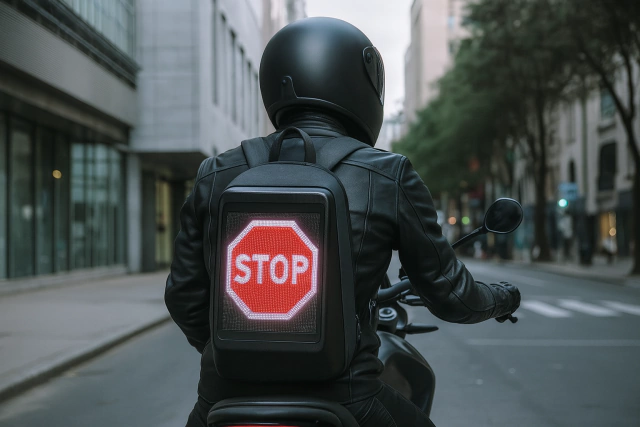 Mochila Led impermeable para Motociclistas - Edicion 2026 - Unica — foto 2