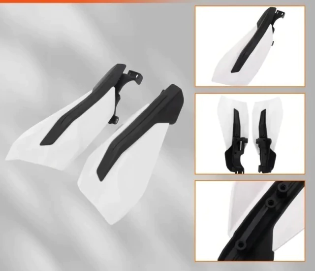 Protector de Manillar Cubre manos, para motos Husqvarna FC TC FE FX TX 2018-2022, blanco — foto 2