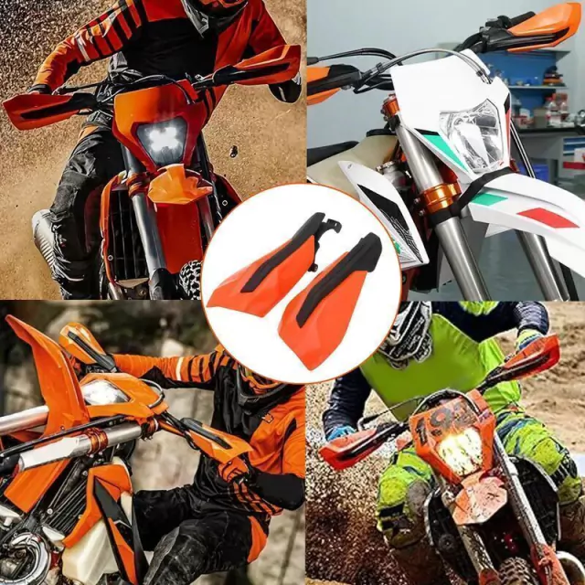 Protector de Manillar Cubre manos, para motos KTM EXC / XC / SX - 2018 al 2022 - Naranja — foto 6