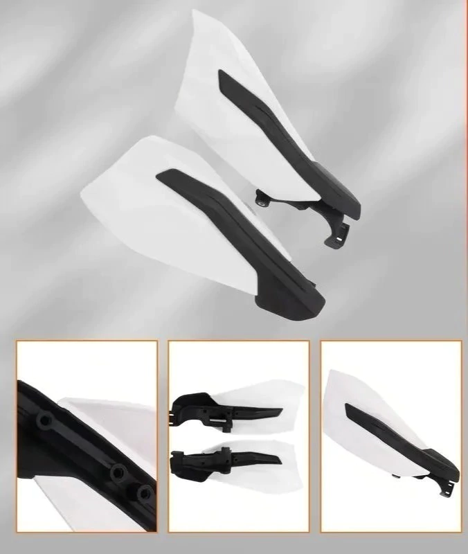 Protector de Manillar Cubre manos, para motos Motocross / Enduro - Blanco
