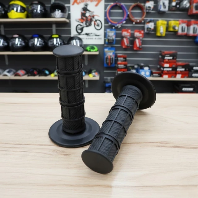 Puños de Silicona Honda XR200 XR250 XR400 XR600 XR650 - Estilo Retro Original Importado - Negro