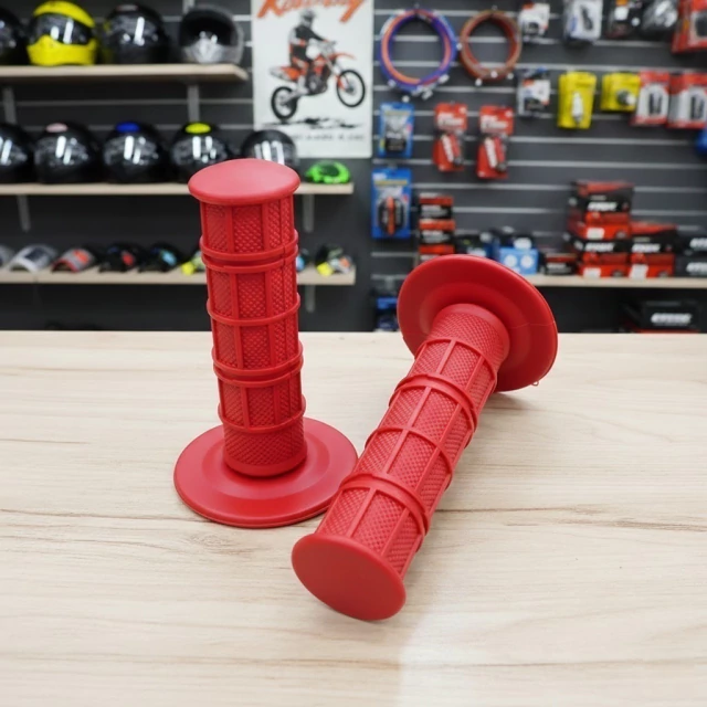 Puños de Silicona Honda XR200 XR250 XR400 XR600 XR650 - Estilo Retro Original Importado - Rojo — foto 2