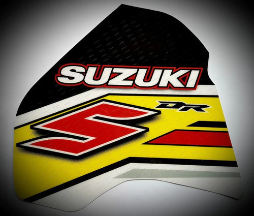Suzuki Dr 350 Dr350 Dr350 Calcos Gráficas Amarillo Laminado