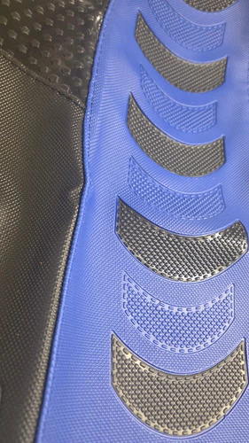 Suzuki Dr250 Dr 250 Funda Asiento Grip Azul Negro Azul — foto 5
