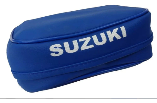 Suzuki Dr350 Dr 350 Funda Asiento Tapizado + Bolso Azul — foto 5