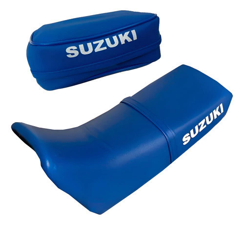 Suzuki Dr350 Dr 350 Funda Asiento Tapizado + Bolso Azul — foto 6