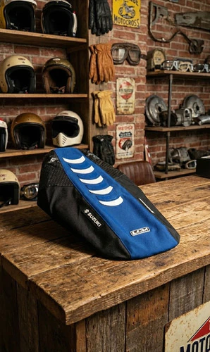 Suzuki Dr350 Dr 350 Funda Asiento ultragrip Azul