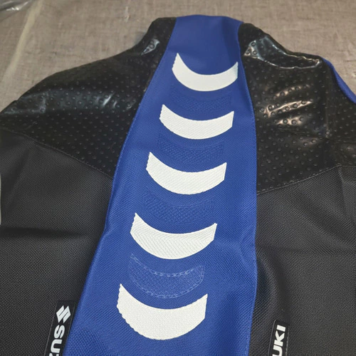 Suzuki Dr350 Dr 350 Funda Asiento ultragrip Azul — foto 7