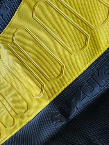 Suzuki Dr350 Dr 350 Fundas Asiento Ultragrip Amarillo Negro Amarillo — foto 3