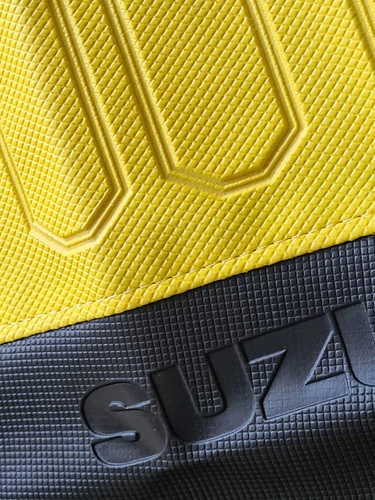Suzuki Dr350 Dr 350 Fundas Asiento Ultragrip Amarillo Negro Amarillo — foto 5