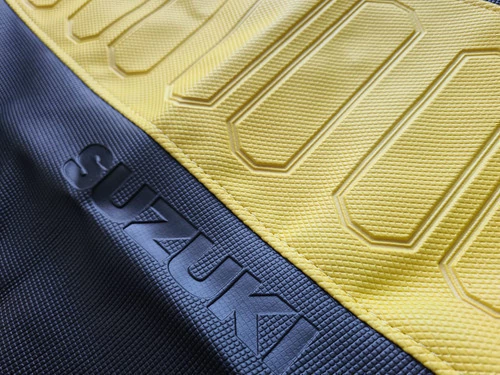Suzuki Dr350 Dr 350 Fundas Asiento Ultragrip Amarillo Negro Amarillo — foto 6
