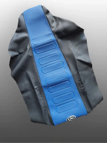 Suzuki Dr350 Dr 350 Fundas Asiento Ultragrip Azul Negro Azul — foto 2
