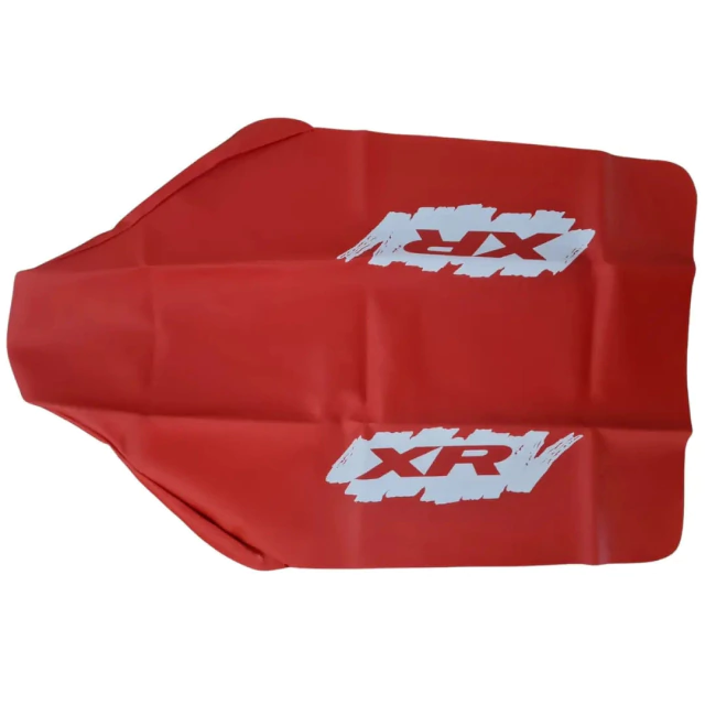 TAPIZADO FUNDA DE ASIENTO PARA HONDA XR250r - XR 250 - XR250 1990- CUERO SINTÉTICO NARANJA