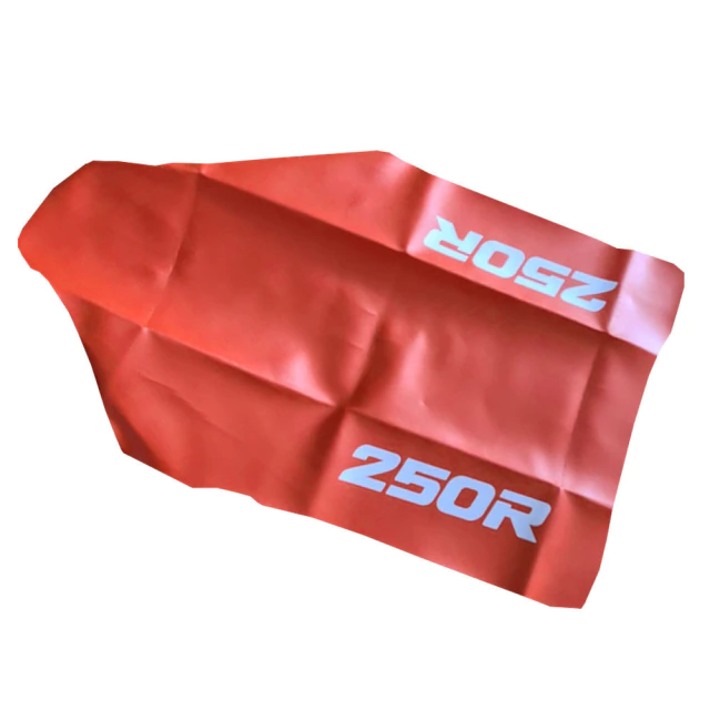 TAPIZADO FUNDA DE ASIENTO PARA HONDA XR250r - XR 250 - XR250 1992- CUERO SINTÉTICO NARANJA