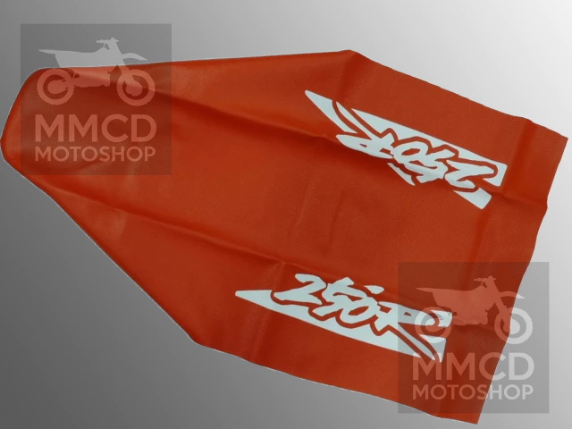 TAPIZADO FUNDA DE ASIENTO PARA HONDA XR250r - XR 250 - XR250 1994- CUERO SINTÉTICO NARANJA — foto 2
