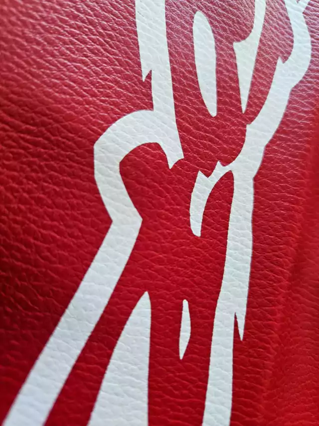 TAPIZADO FUNDA DE ASIENTO PARA HONDA XR250r - XR 250 - XR250 1995- CUERO SINTÉTICO ROJO — foto 2
