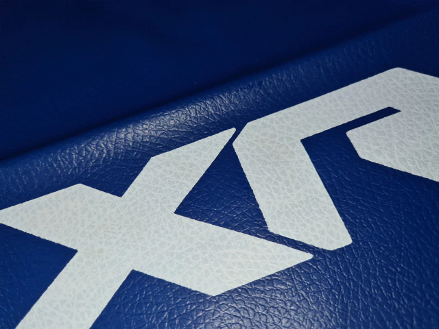 TAPIZADO FUNDA DE ASIENTO PARA HONDA XR600R XR 600 1985 - CUERO SINTÉTICO Azul — foto 2