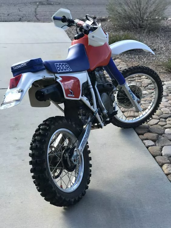 TAPIZADO FUNDA DE ASIENTO PARA HONDA XR600R XR 600 1987 - CUERO SINTÉTICO Azul — foto 2
