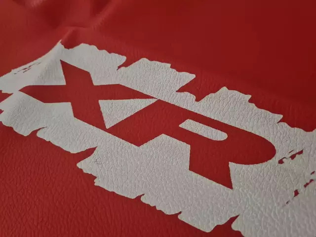 TAPIZADO FUNDA DE ASIENTO PARA HONDA XR600R XR 600 1990 - CUERO SINTÉTICO Naranja — foto 2