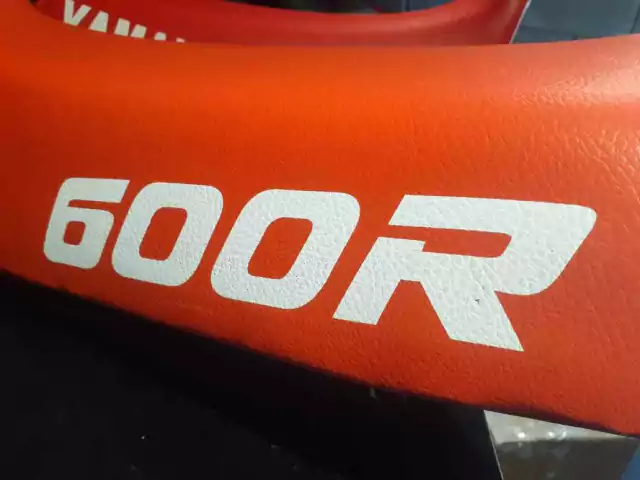 TAPIZADO FUNDA DE ASIENTO PARA HONDA XR600R XR 600 1992 - CUERO SINTÉTICO Naranja — foto 2