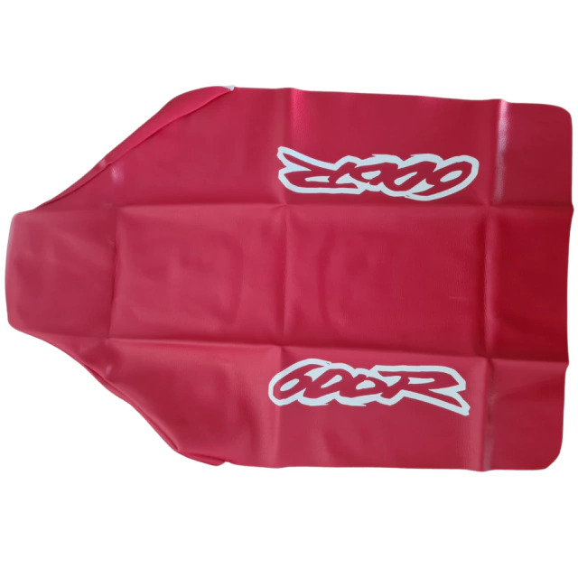 TAPIZADO FUNDA DE ASIENTO PARA HONDA XR600R XR 600 1995 - CUERO SINTÉTICO ROJO