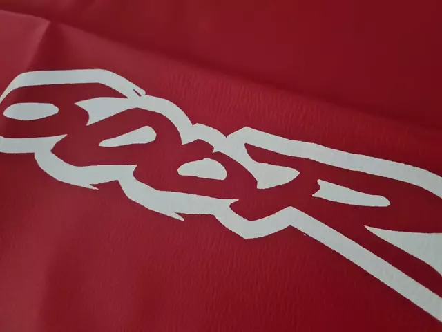 TAPIZADO FUNDA DE ASIENTO PARA HONDA XR600R XR 600 1995 - CUERO SINTÉTICO ROJO — foto 2