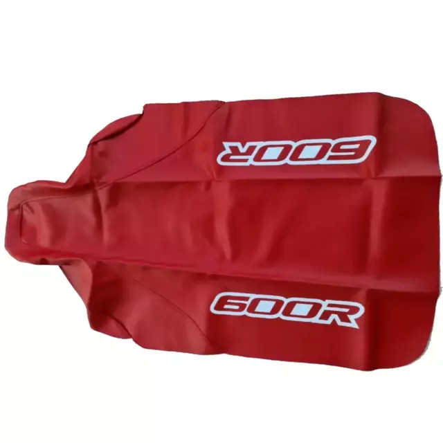TAPIZADO FUNDA DE ASIENTO PARA HONDA XR600R XR 600 2000 - CUERO SINTÉTICO ROJO
