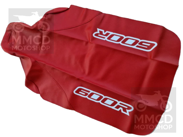 TAPIZADO FUNDA DE ASIENTO PARA HONDA XR600R XR 600 2000 - CUERO SINTÉTICO ROJO — foto 2