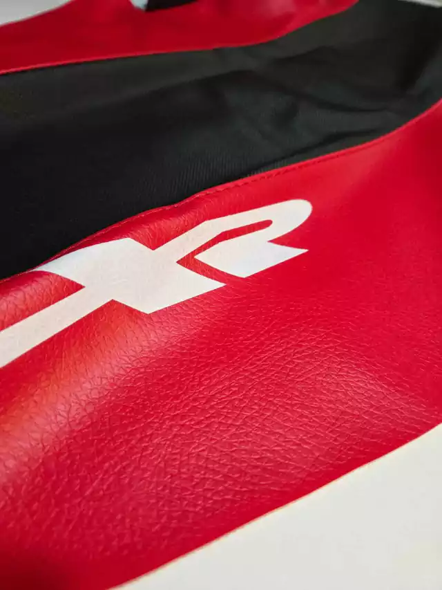 Honda XR650R XR 650R 2000 - 2007 Funda de asiento - Tapizado - Rojo y negro - andtideslizante — foto 5