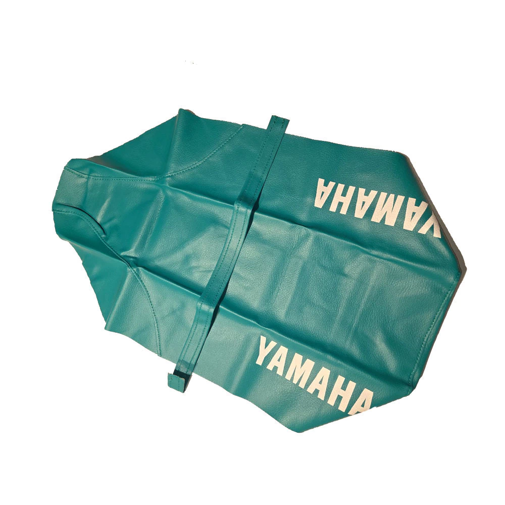 TAPIZADO FUNDA DE ASIENTO PARA YAMAHA DT125 DT175 VERDE, CUERO SINTETICO