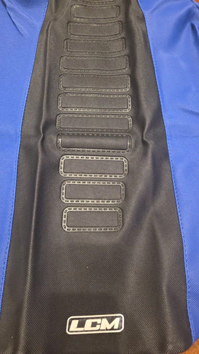 Yamaha Banshee 350 Azul Negro Funda Asiento Lcm Grip Negro — foto 3